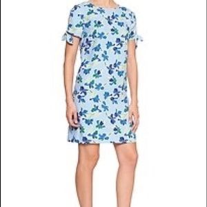 Banana republic Blue floral print shift dress-new